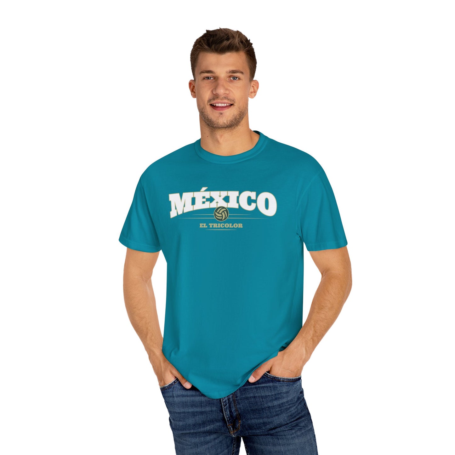 México El Tricolor Unisex T-Shirt Casual Summer Style