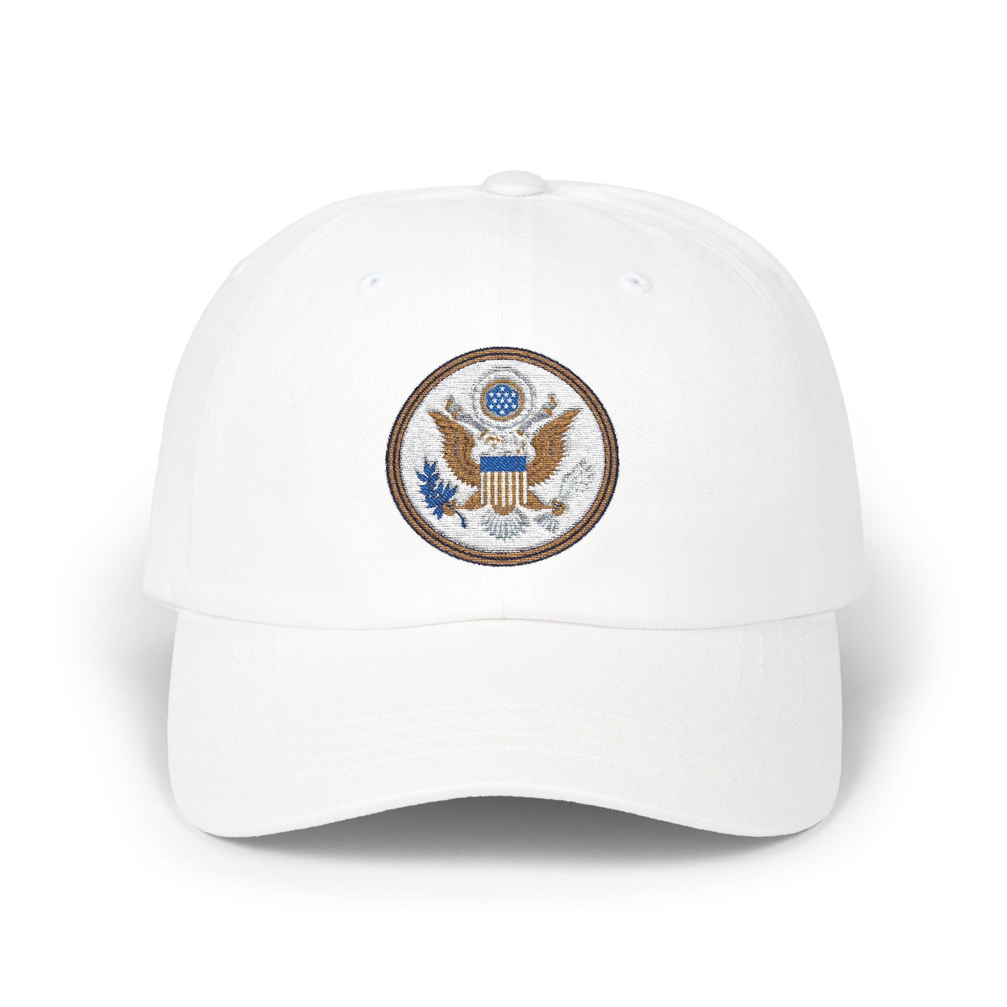 Classic Dad Cap with United States Seal - Casual Style for Patriotic Days