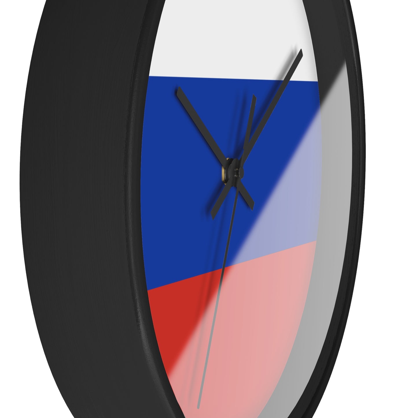 Russian Flag Wall Clock - Modern Decorative Timepiece for Home or Office