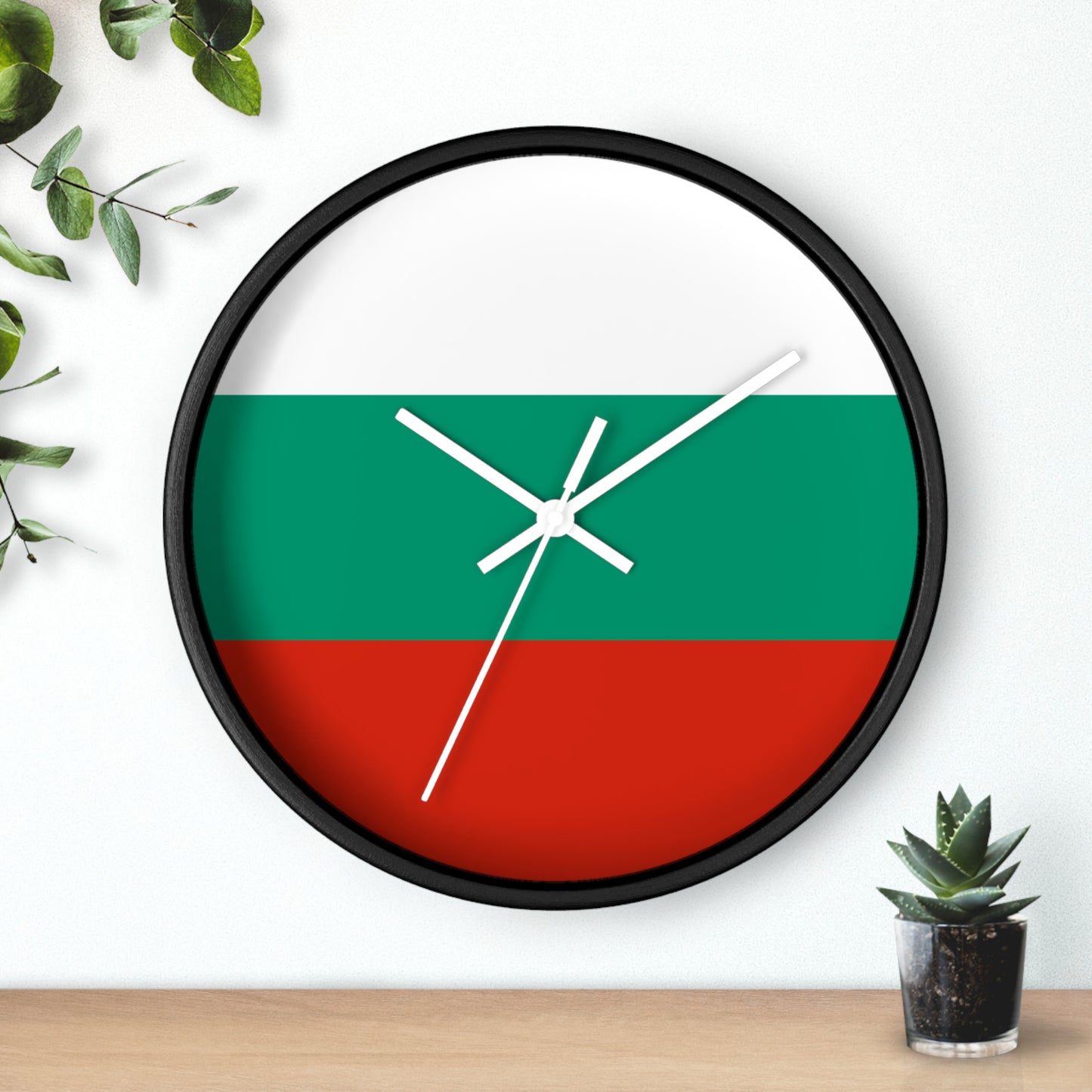 Bulgaria Flag Wall Clock - Stylish Home Decor for Patriotic Displays