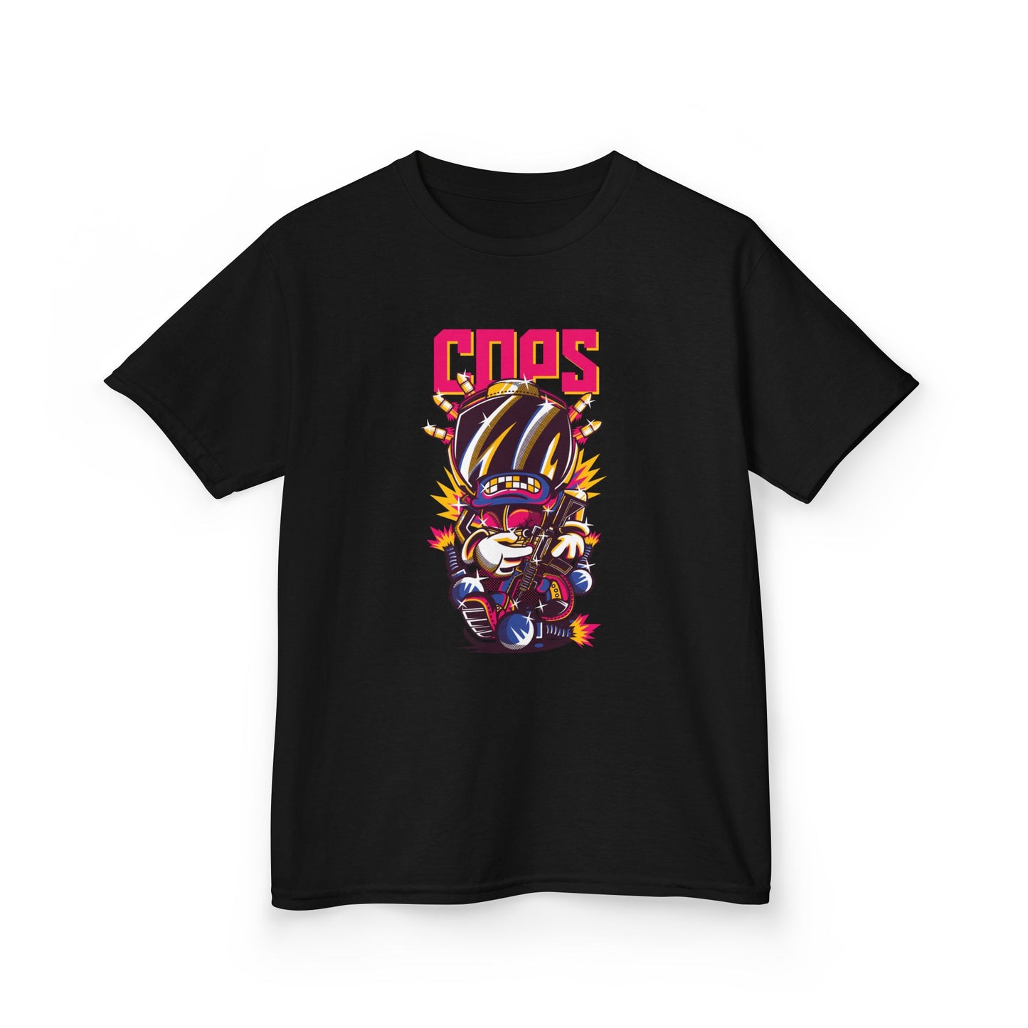 Cool Kids Graphic Tee Fun Cartoony Design for Little Adventurers