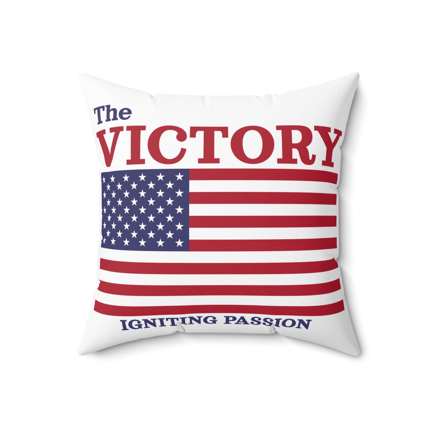 Patriotic American Flag Square Pillow – Perfect for Home Decor