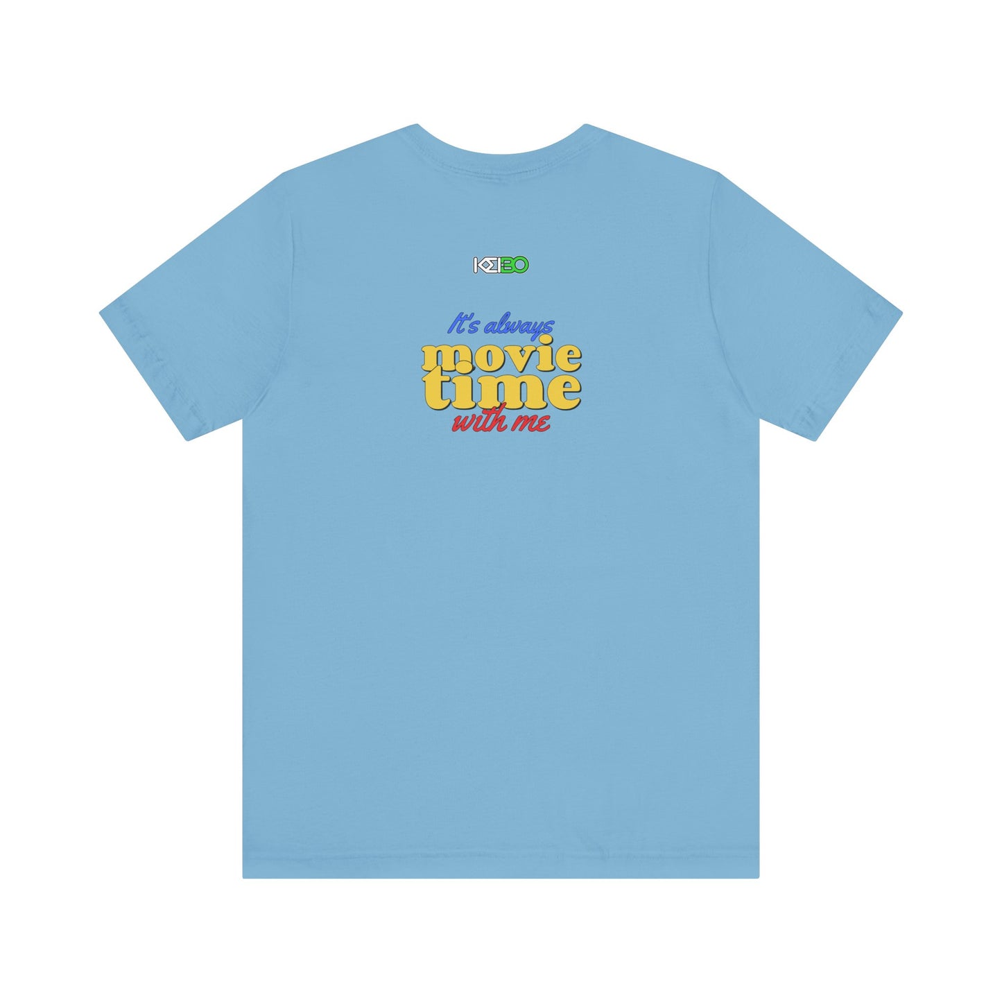 Movie Time Men's Jersey Tee - Fun Graphic T-Shirt for Film Lovers
