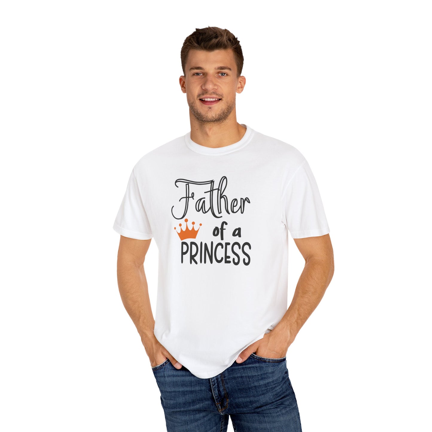 Men T-shirt Father of a Princess Funny Dad Tee