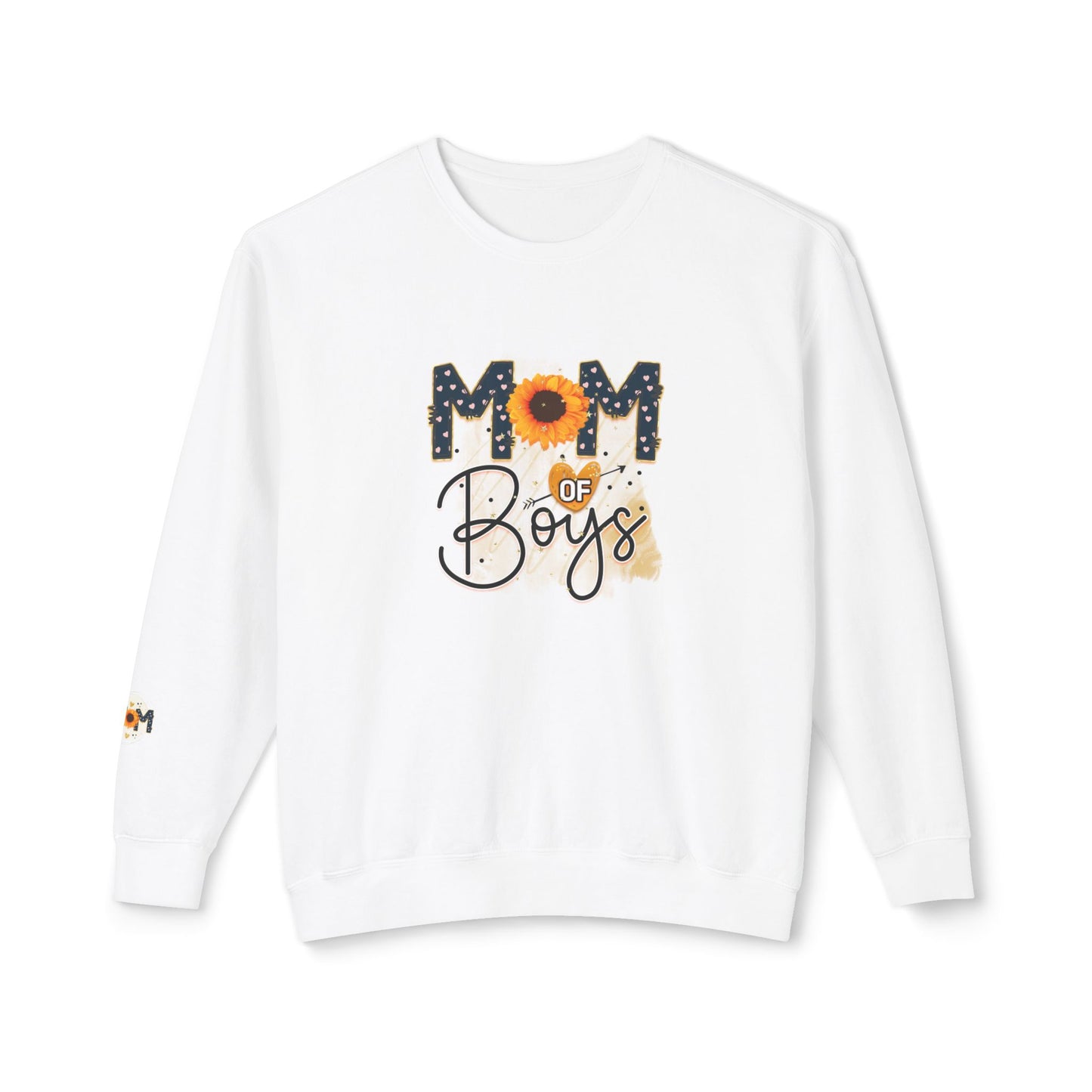Mom of Boys Wmen's Crewneck Sweatshirt - Perfect Gift for Mother's Day