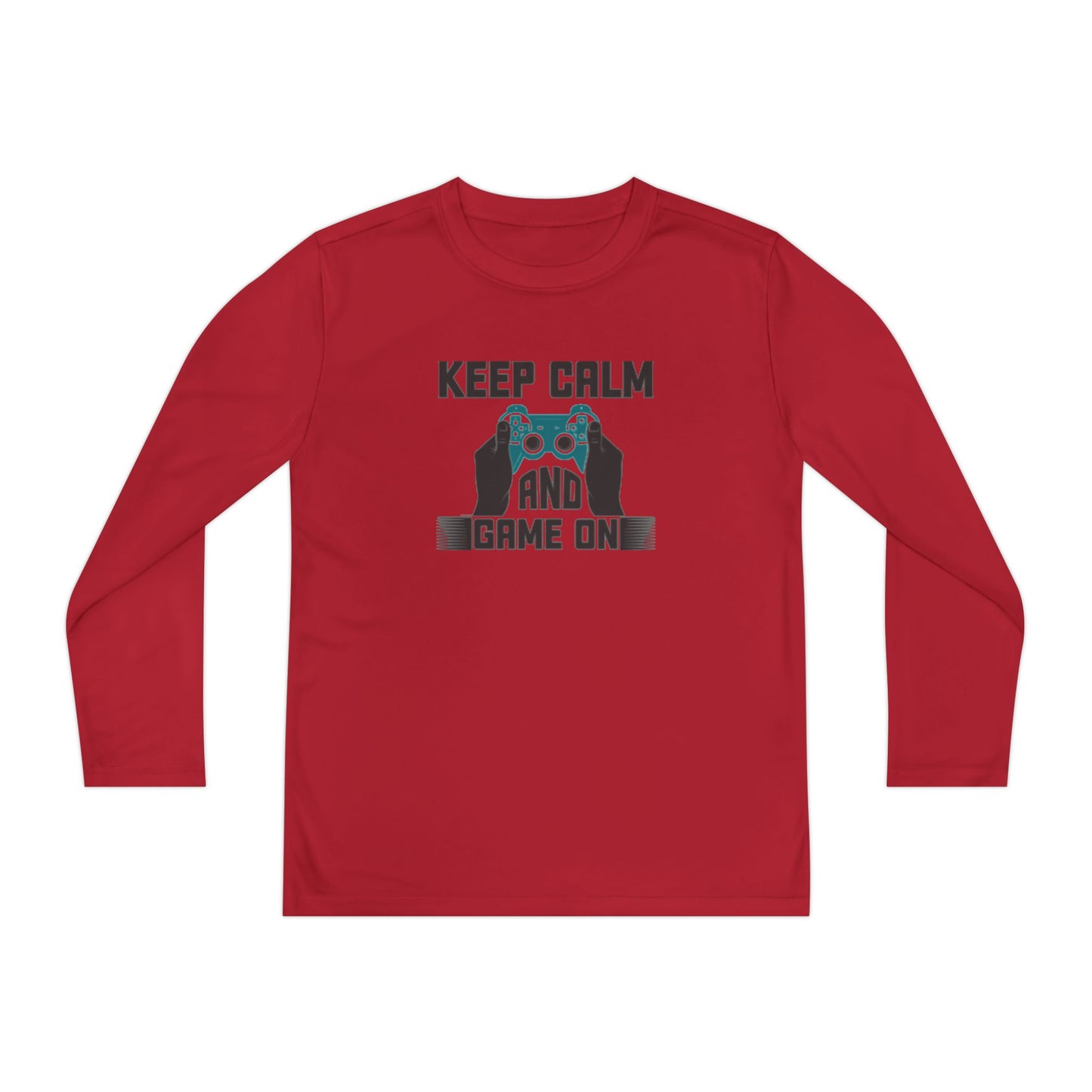 Kids Fun Gaming Long Sleeve Keep Calm and Game On