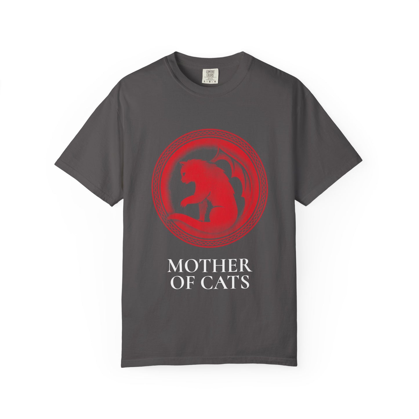 Mother of Cats Women Garment-Dyed T-Shirt