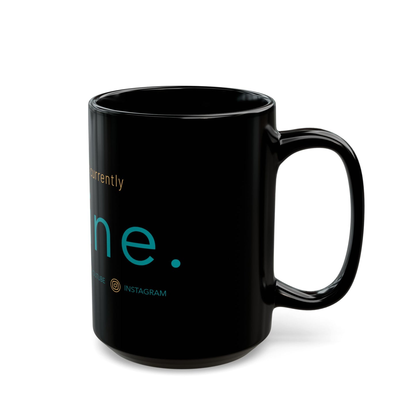 Personalyzed Coffee Mug - #USERNAME Offline - Social Media Break