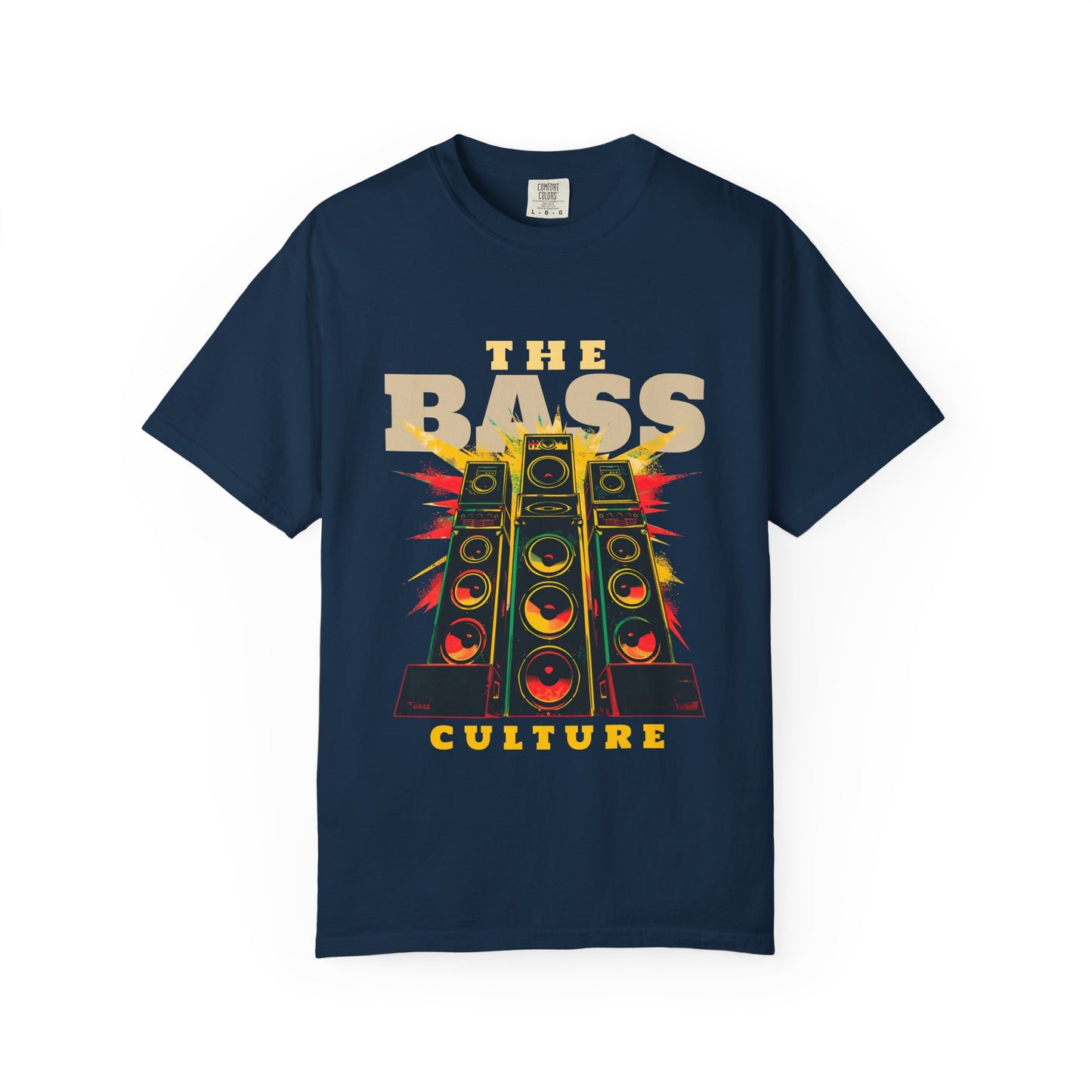Men's Music Lovers Vintage Bass Culture T-Shirt