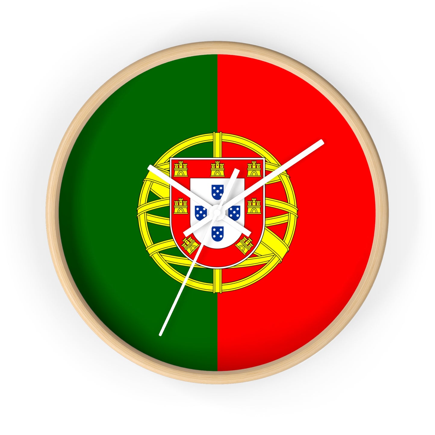 Portuguese Flag Wall Clock - Celebrate Your Heritage at Home
