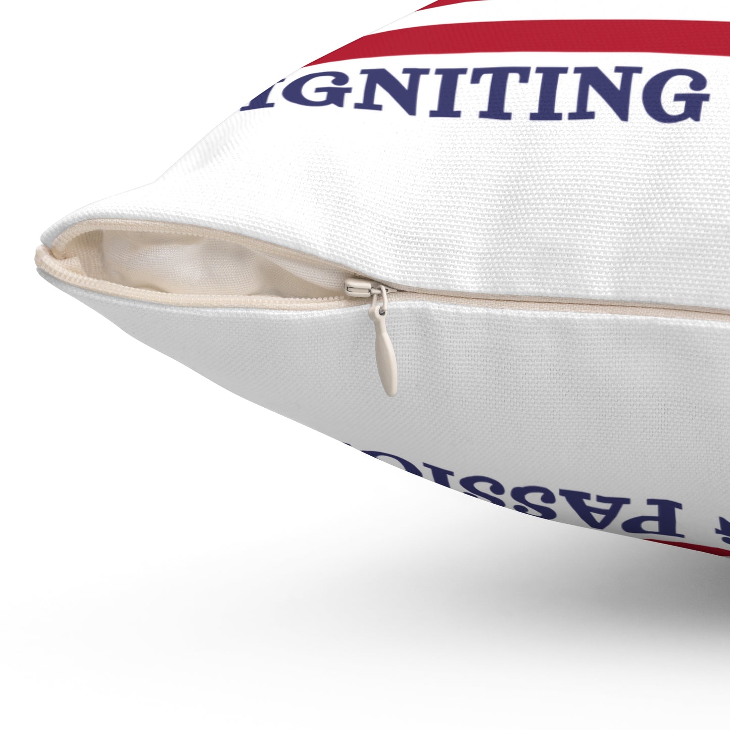 Patriotic American Flag Square Pillow – Perfect for Home Decor