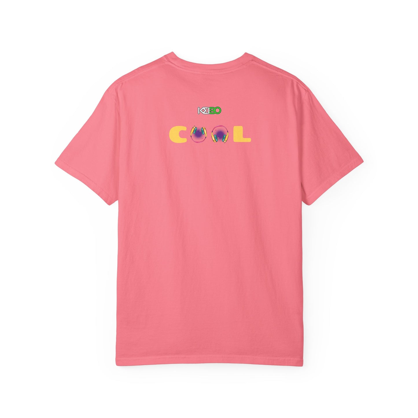 Cool Vibes Unisex Garment-Dyed T-Shirt with Headphones Graphic