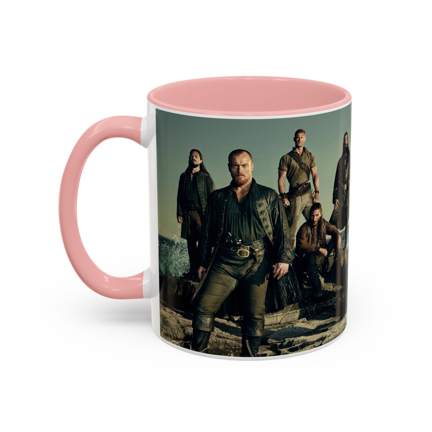 Black Sails Accent Coffee Mug - 11oz & 15oz | For Fans of Adventure & Pirates