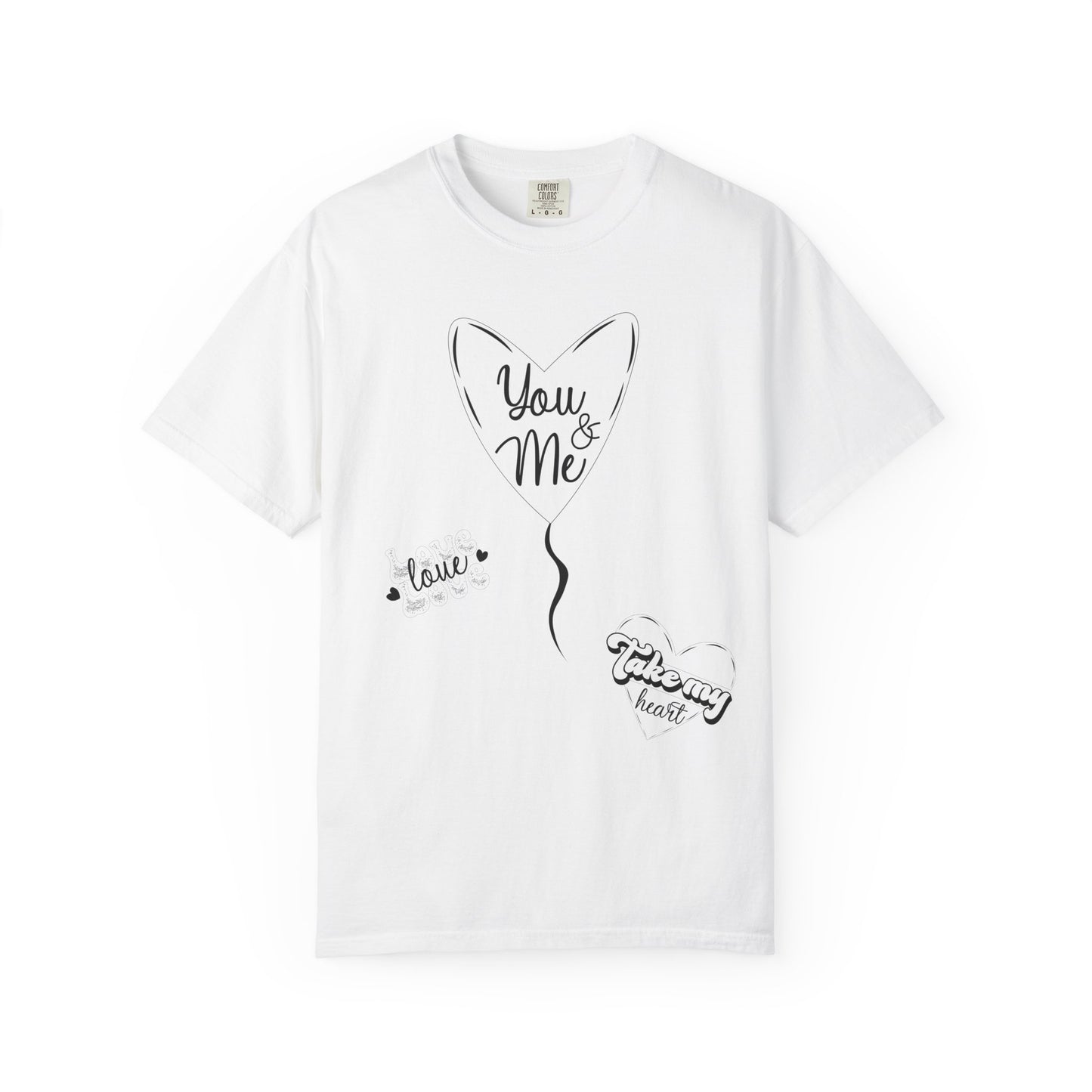 Women Graphic T-Shirt You And Me for Valentine's Day