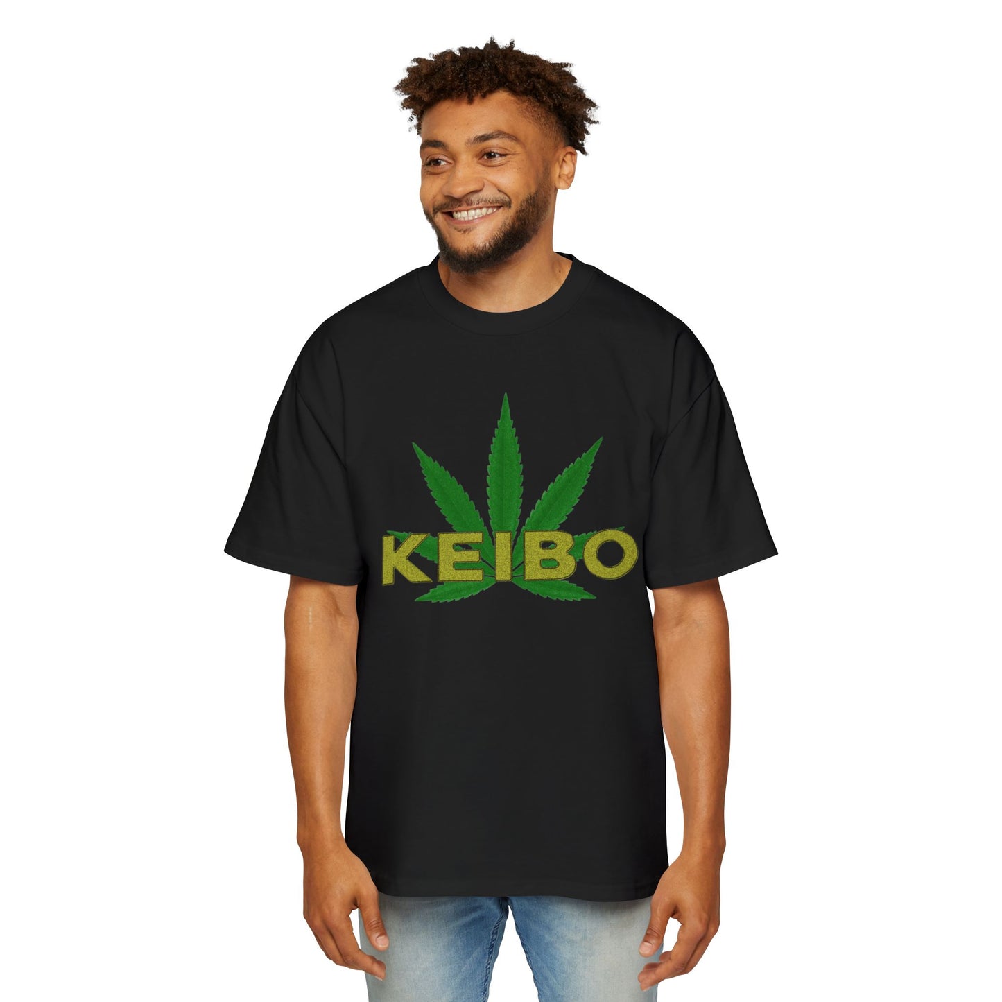 Men's Cannabis Vibe Oversized Tee KEIBO Brand