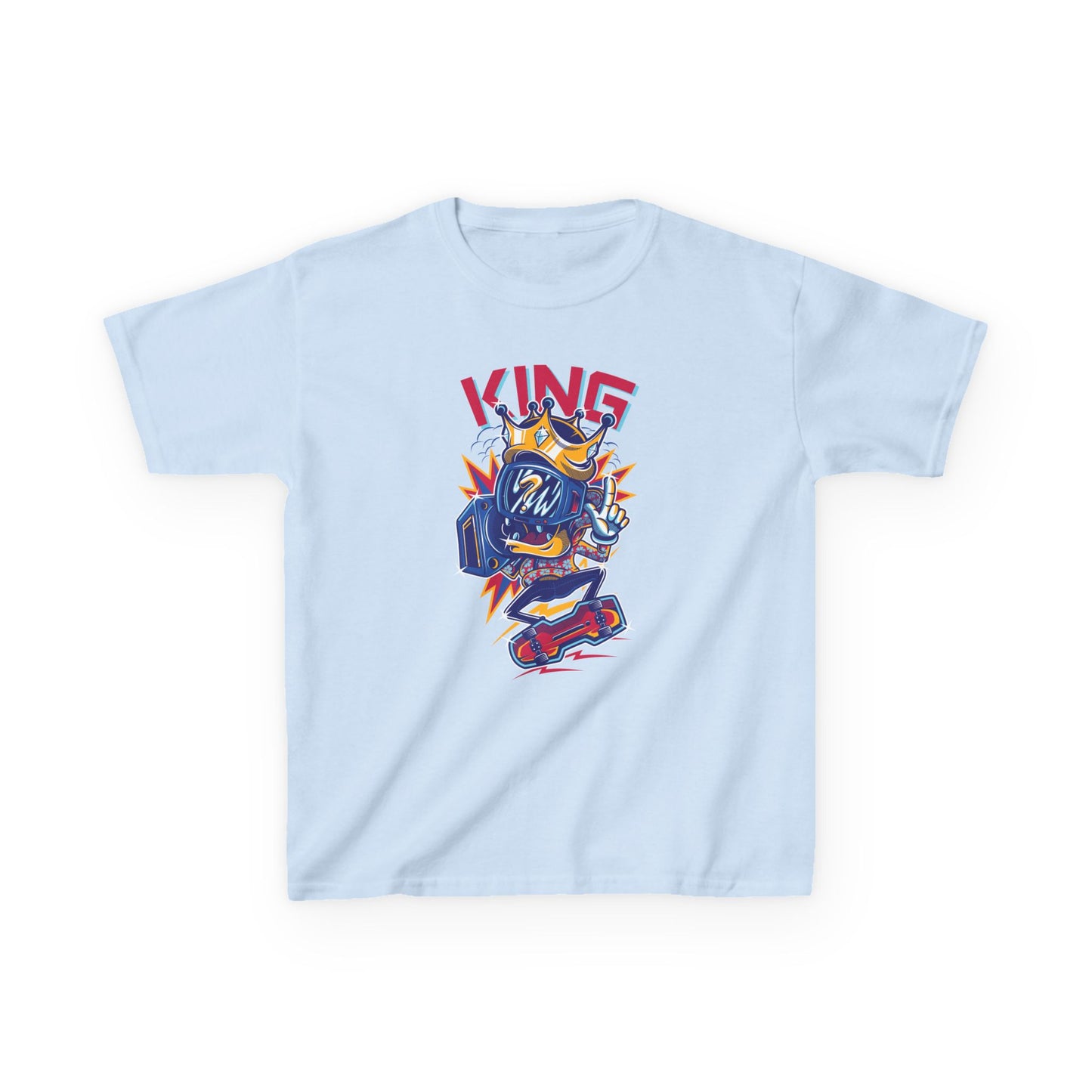 King Kids Tee Fun Graphic Tee for Young Rulers