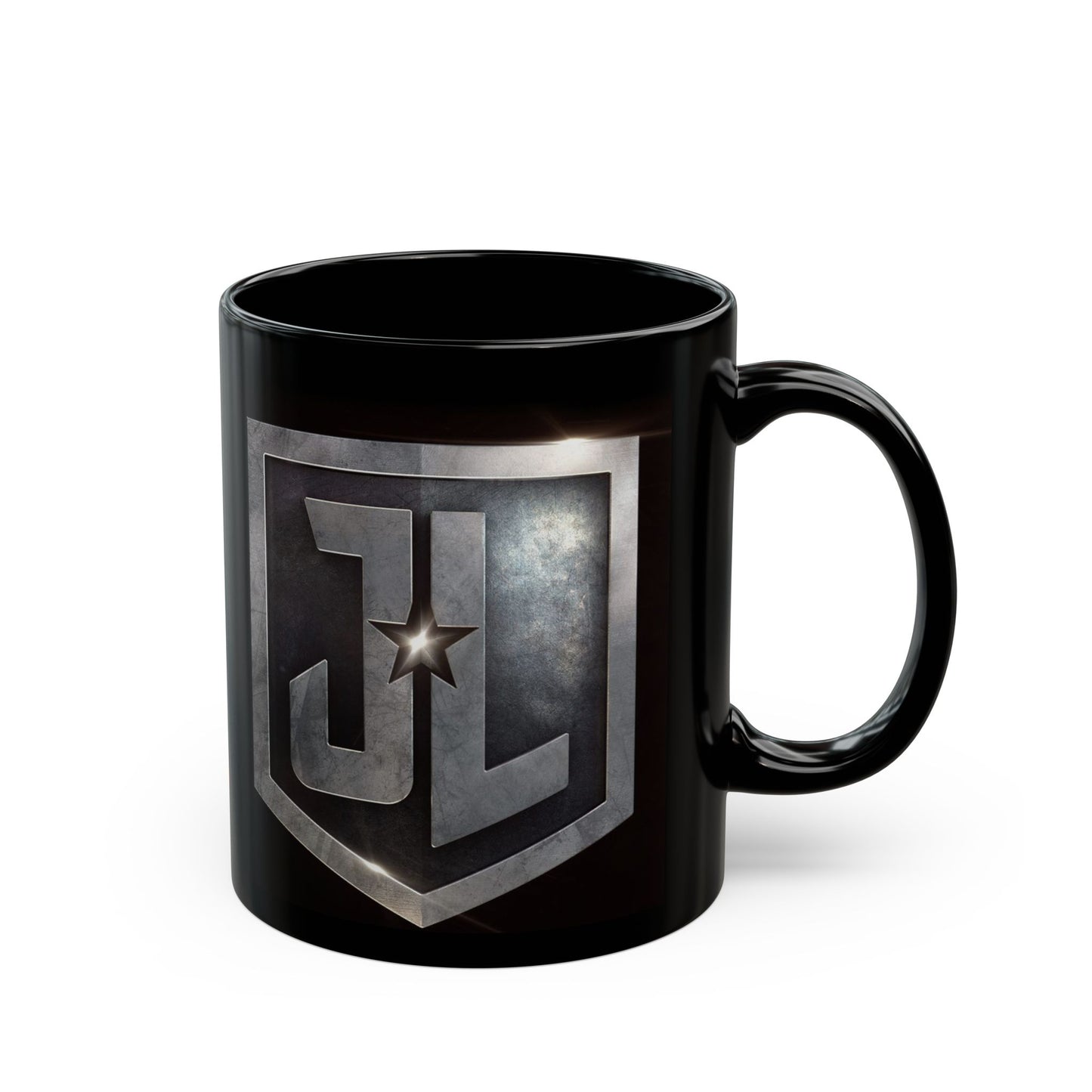 Justice League Superhero Fans Black Mug 11oz