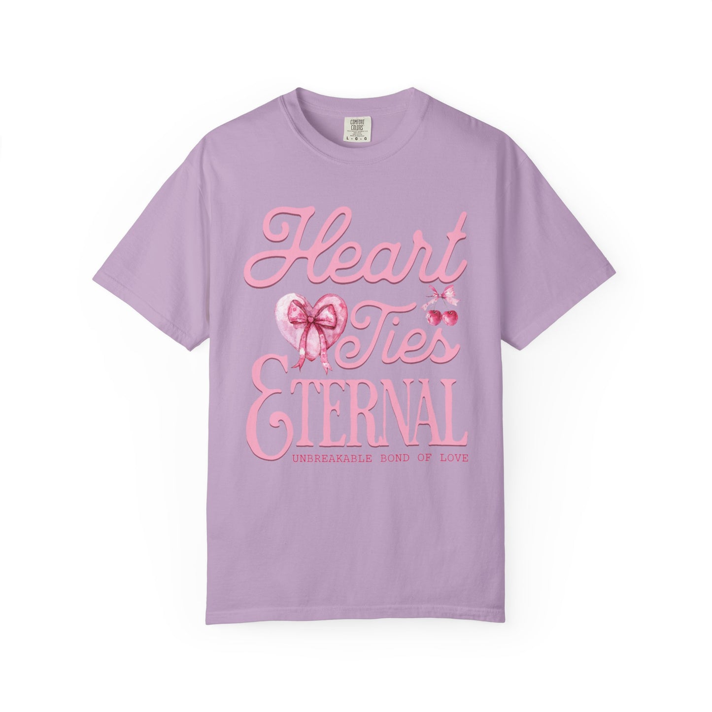 Women Love Vibes T-Shirt - 'Heart Ties Eternal' - Valentine's Day