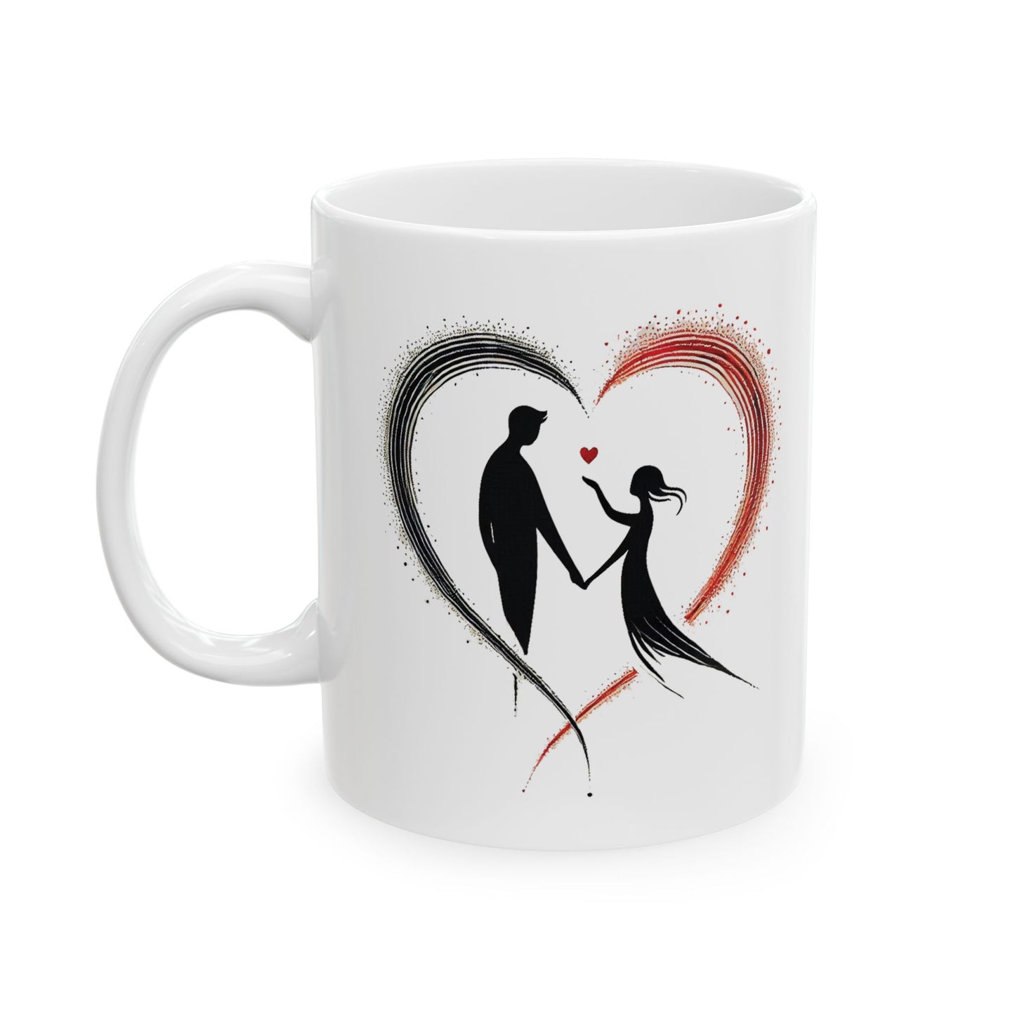 Inspirational Ceramic Mug "Love More Than Everything" Perfect Gift for Lovers