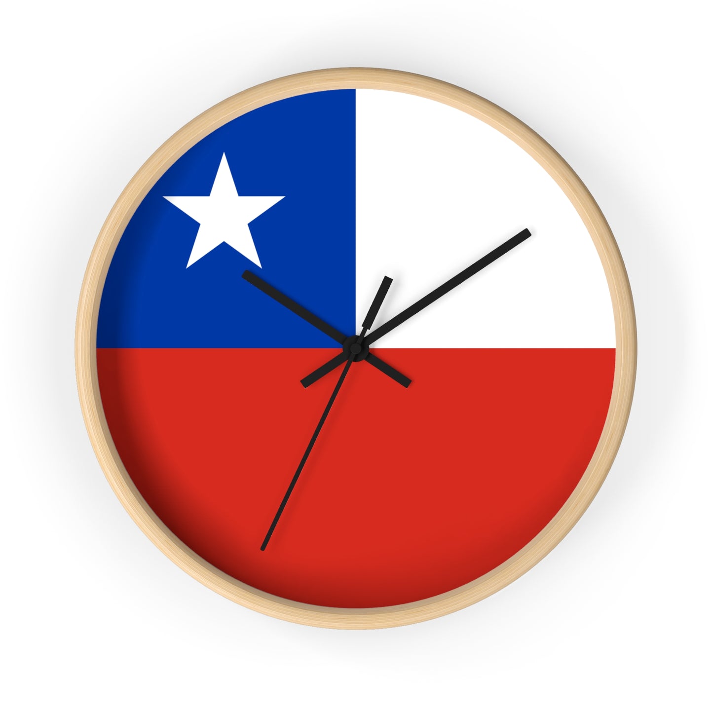 Chilean Flag Wall Clock - Stylish Timepiece for Home Decor - Perfect Gift