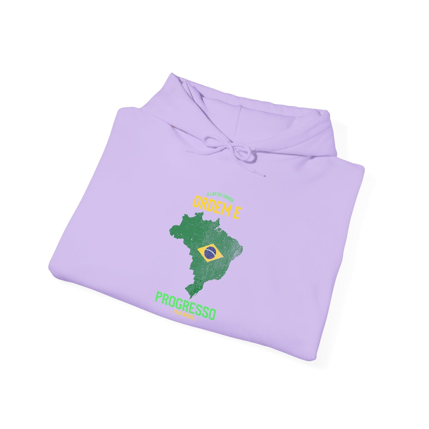 Unisex Hooded Sweatshirt Brazil Inspired 'Ordem e Progresso'