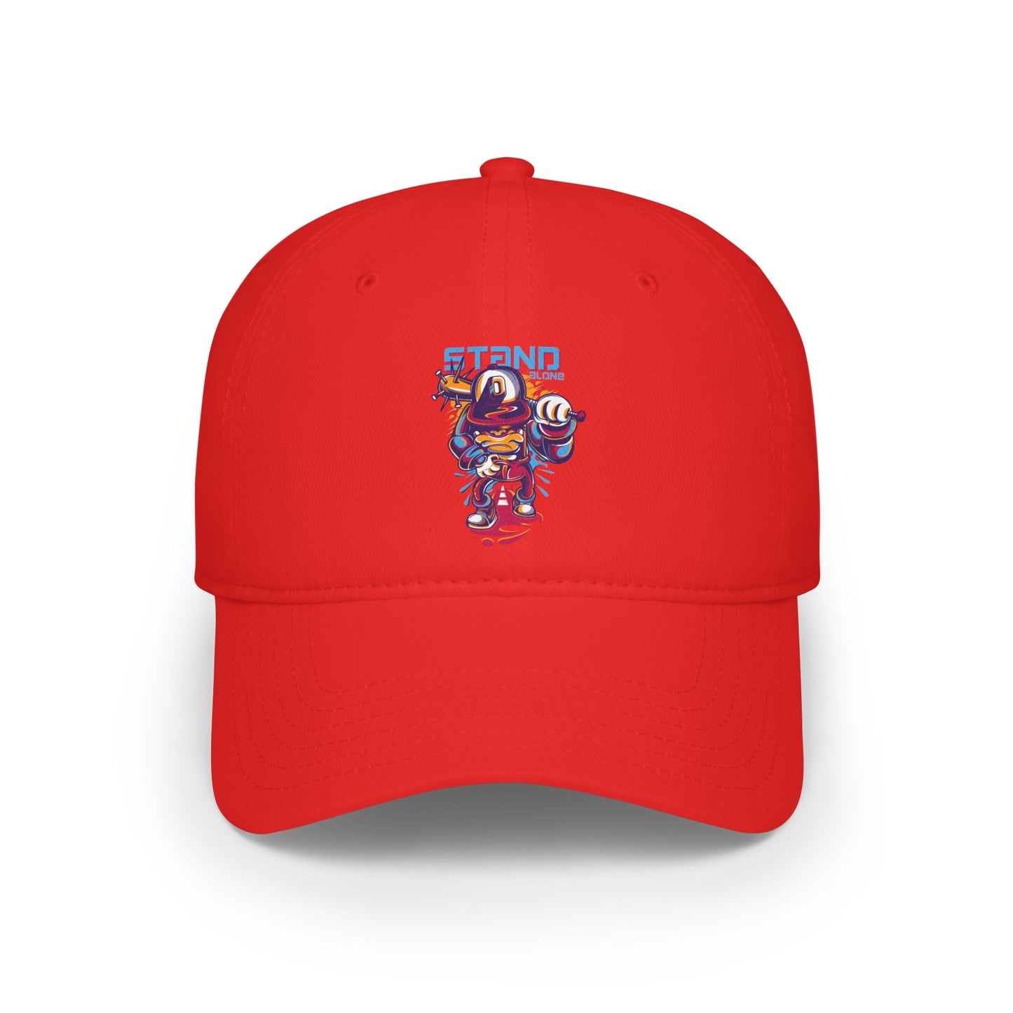 Stand Strong Low Profile Baseball Cap - Red