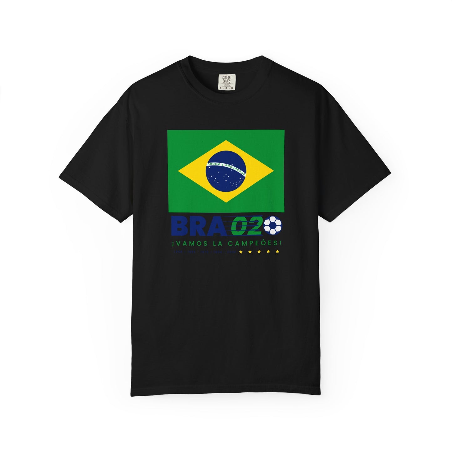Unisex Sporty Summer Vibe Brazil Soccer T-Shirt