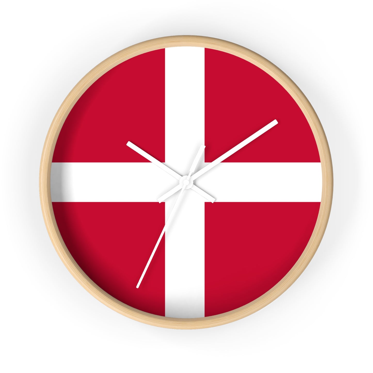 Danish Flag Wall Clock - Timeless Home Decor