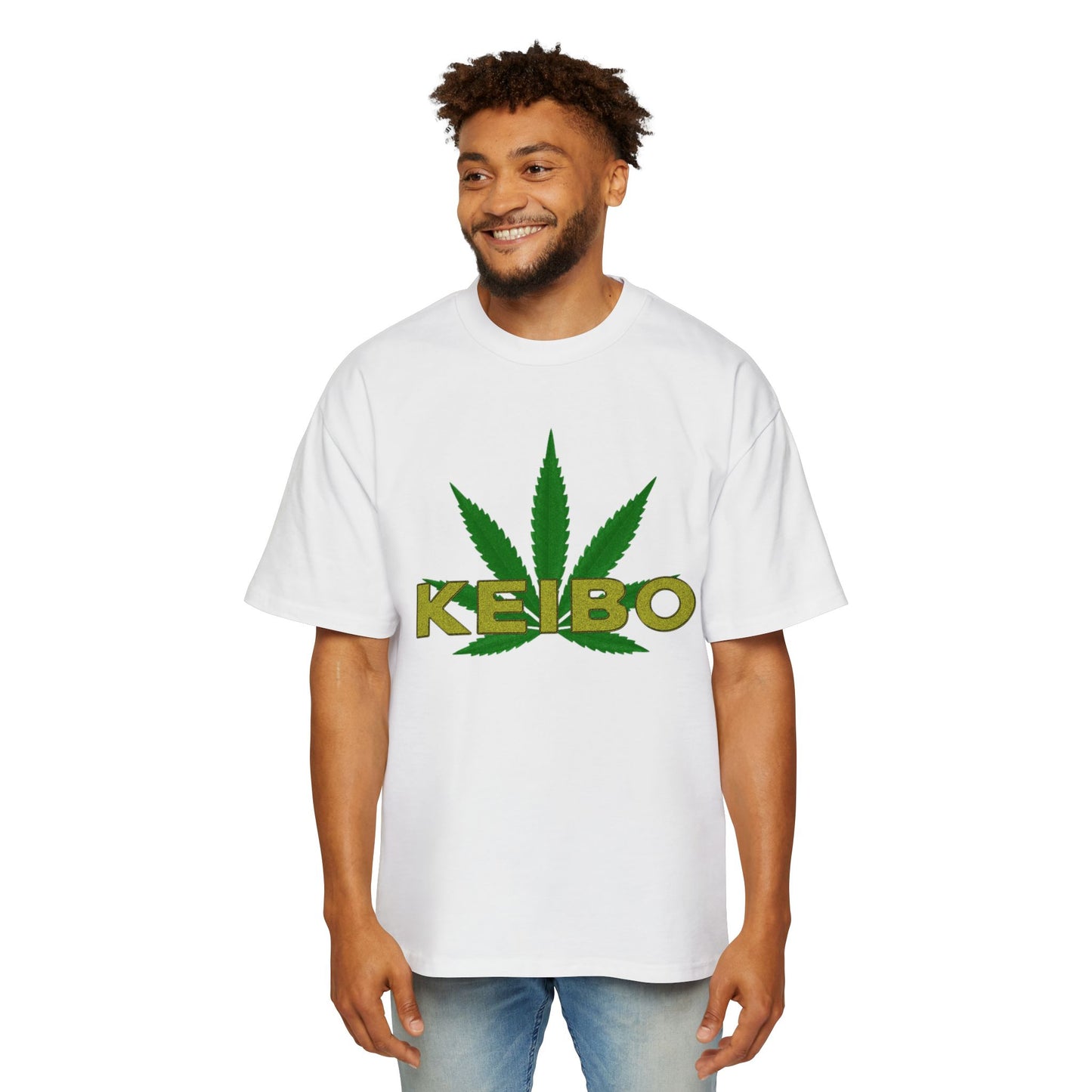 Men's Cannabis Vibe Oversized Tee KEIBO Brand
