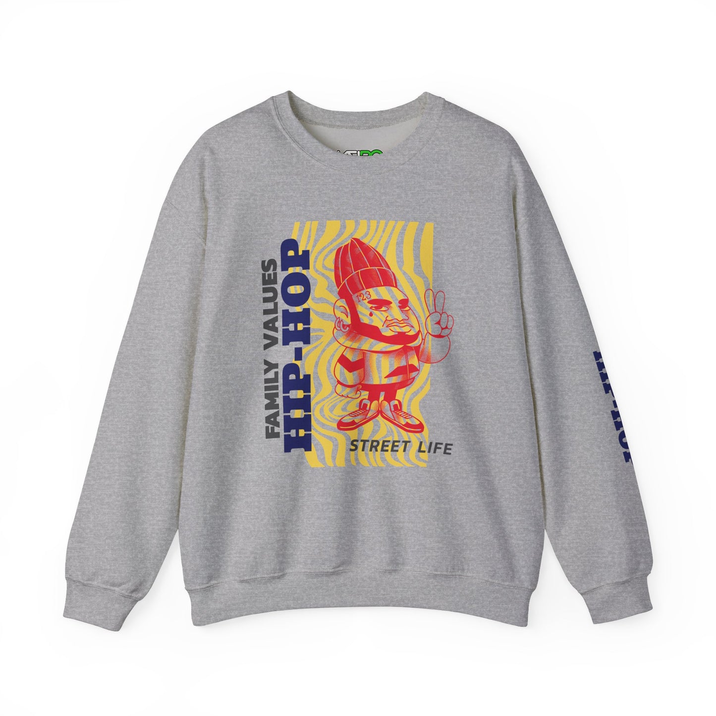 Men's Hip-Hop Crewneck Sweatshirt