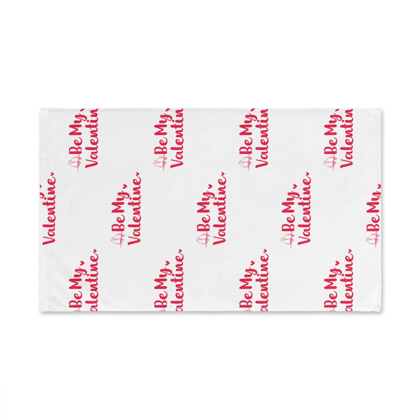 Romantic 'Be My Valentine' Hand Towel - Perfect Gift for Valentine's Day
