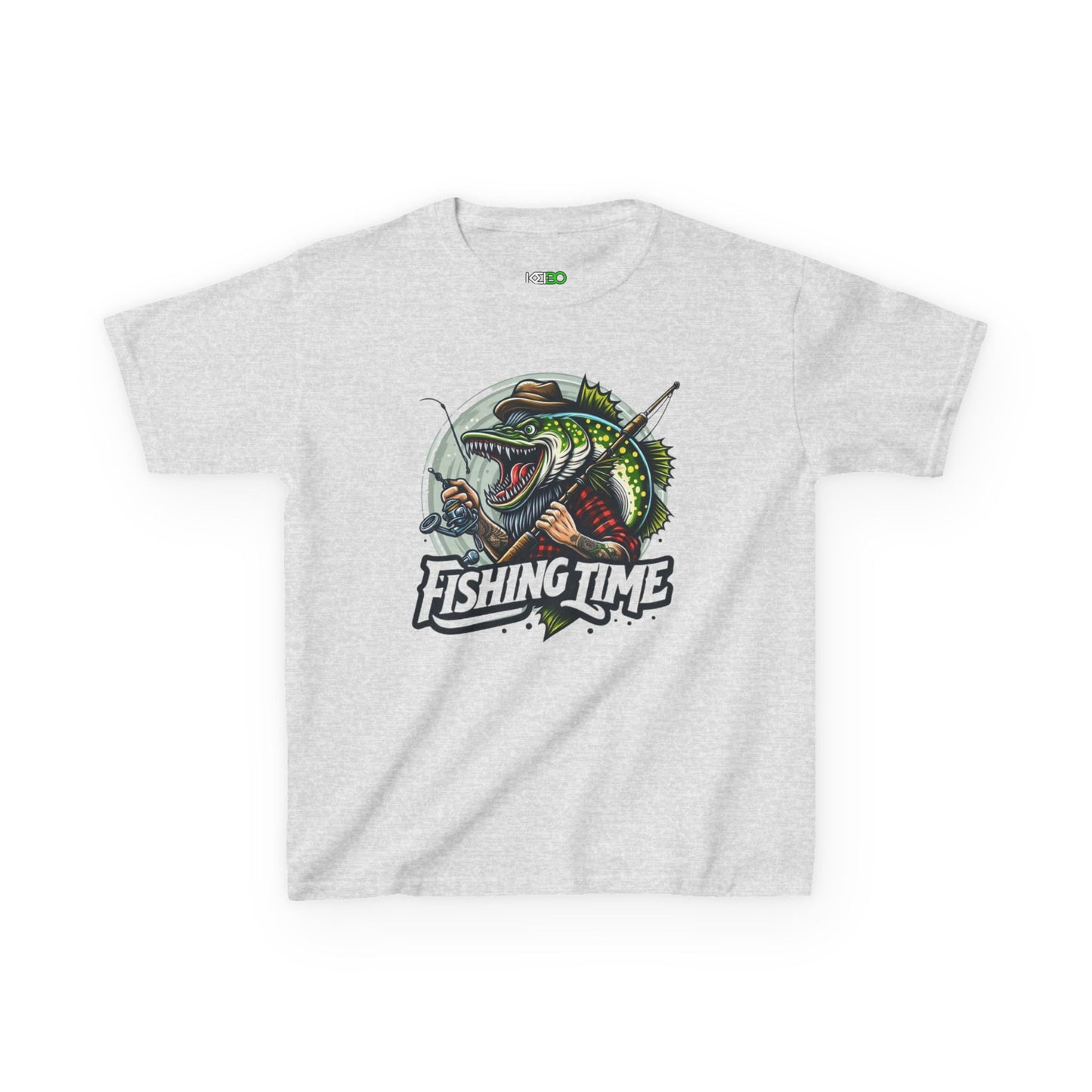 Fishing Time Kids Fisher Tee – For Young Anglers & Outdoor Fun