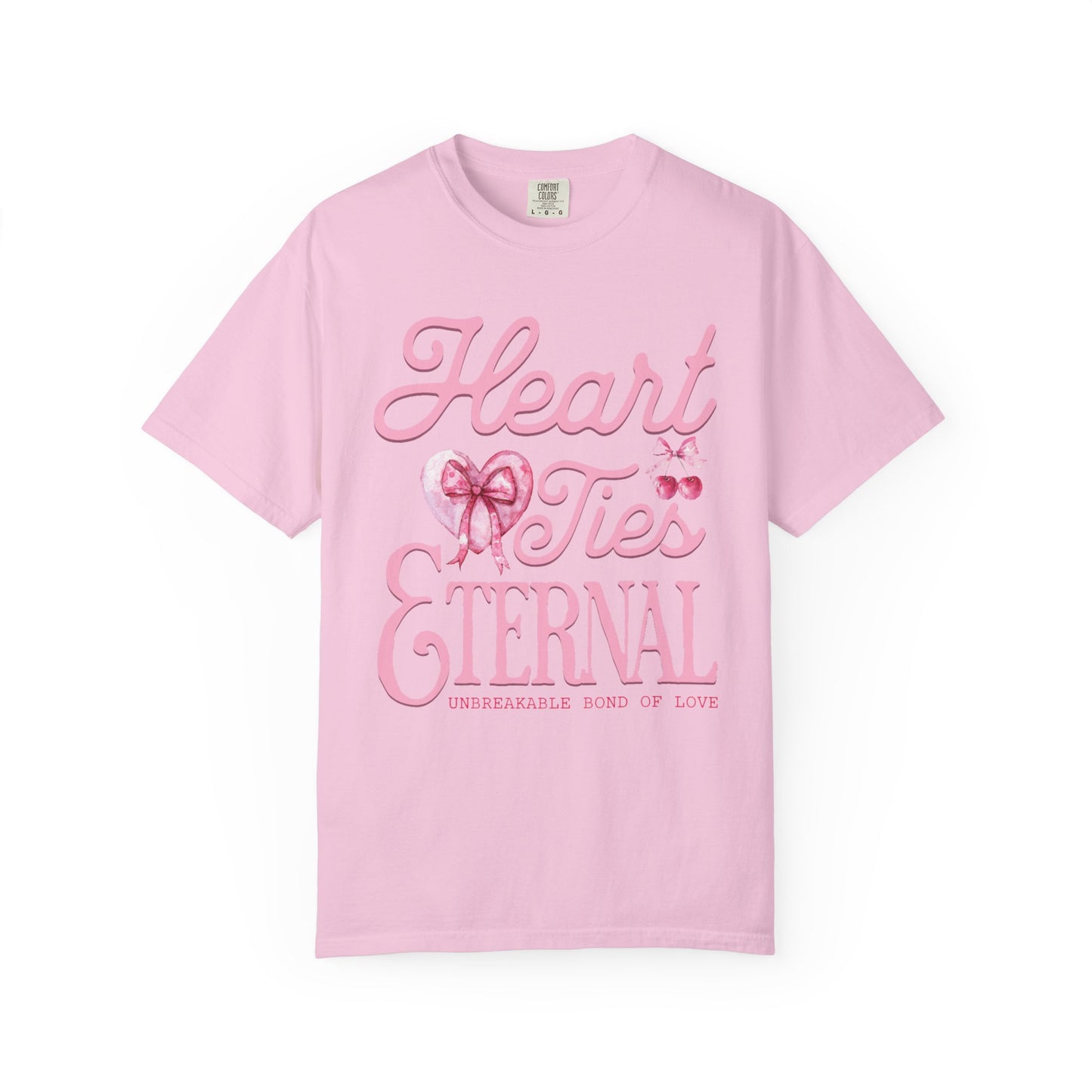 Women Love Vibes T-Shirt - 'Heart Ties Eternal' - Valentine's Day