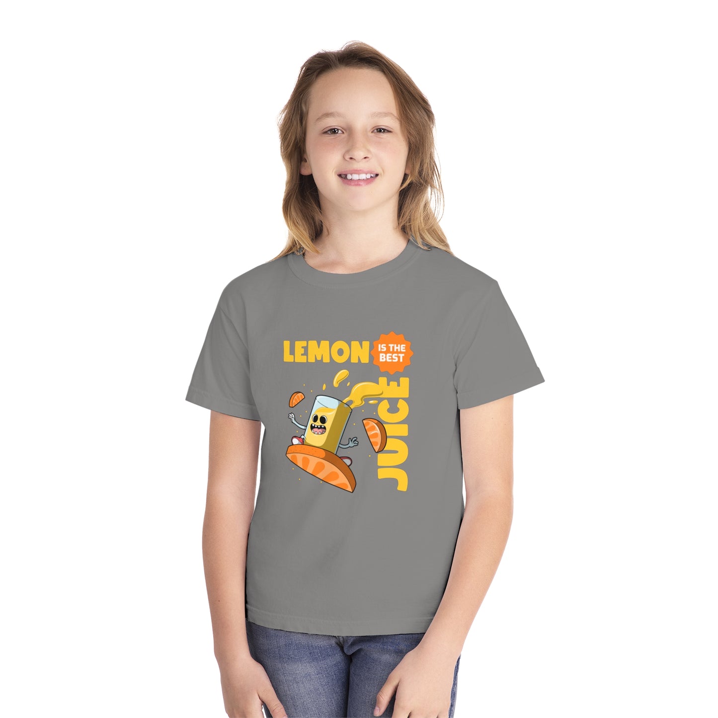 Fun Youth Midweight Tee for Girls | Graphic T-shirt for Kids