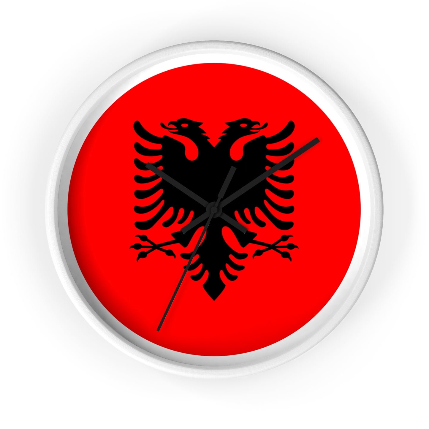 Albanian Eagle Wall Clock | Home Decor | Unique Gift for Albania Enthusiasts