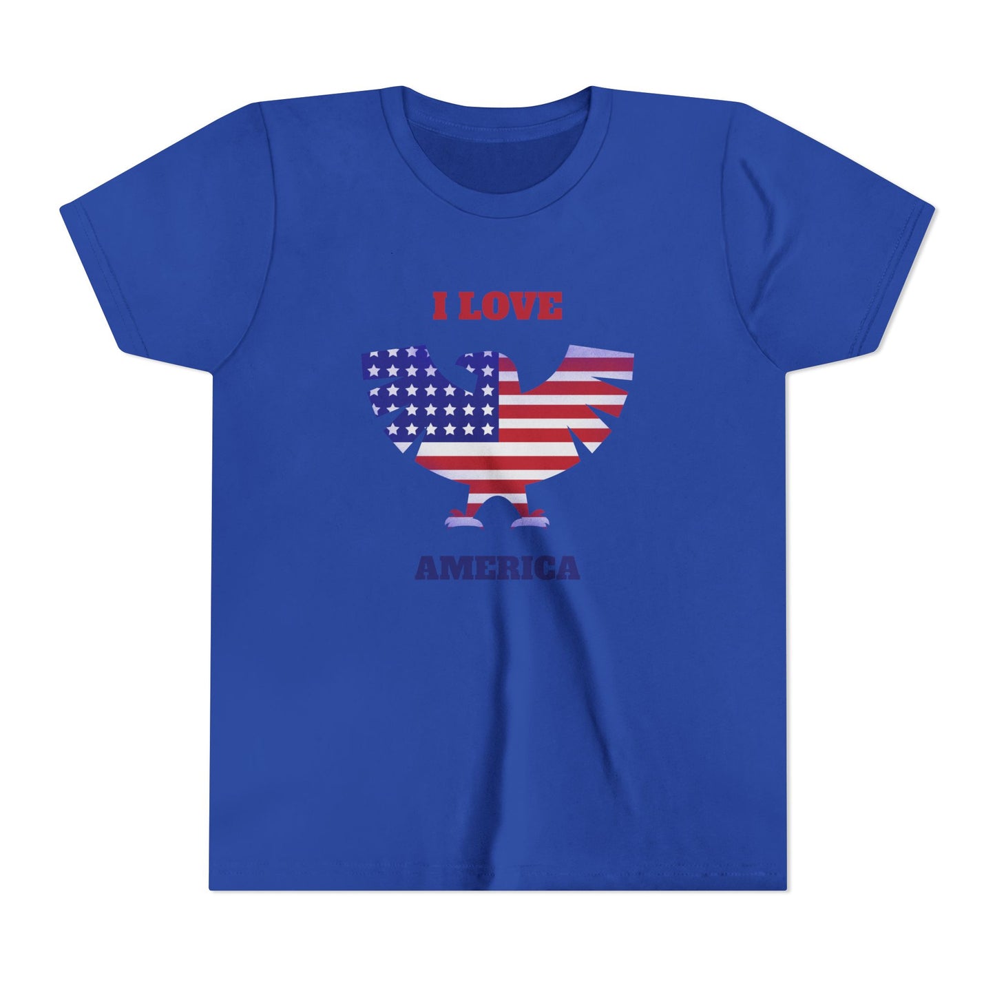 Patriotic Youth Tee - I Love America Patriotic Pride