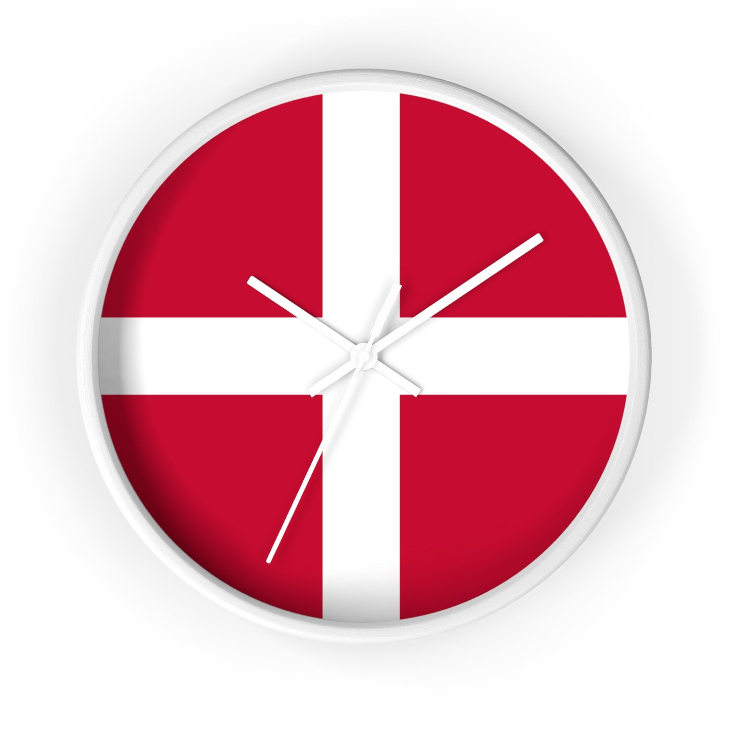 Danish Flag Wall Clock - Timeless Home Decor