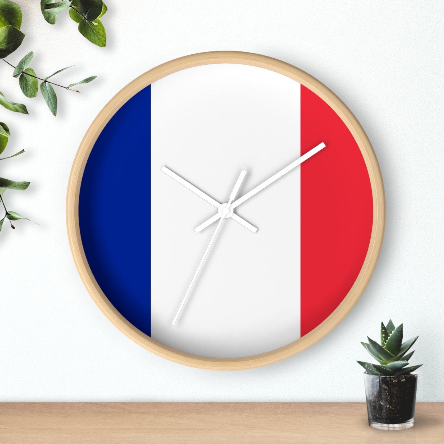 French Flag Wall Clock - Timeless Home Decor for Francophiles