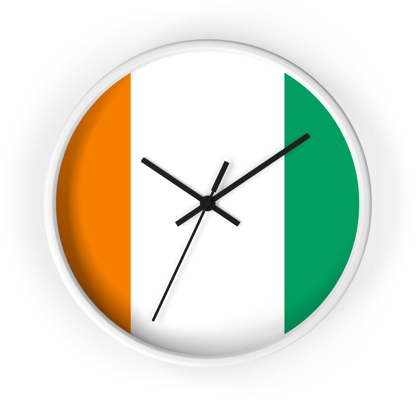Irish Flag Wall Clock - Home Decor for St. Patrick's Day