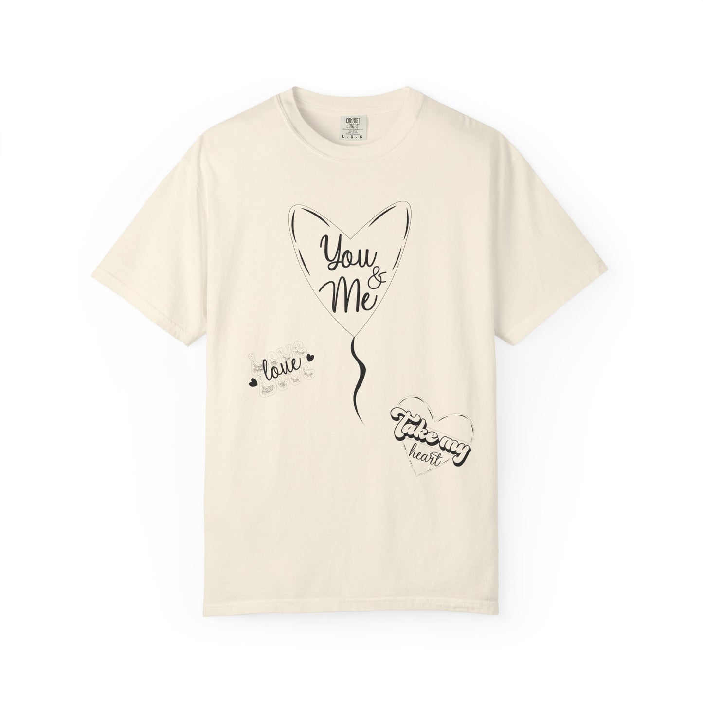 Women Graphic T-Shirt You And Me for Valentine's Day