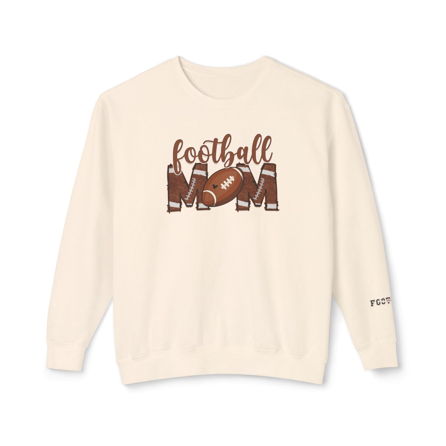 Women's Lightweight Sweatshirt Football Mom – Perfect for American Football Moms
