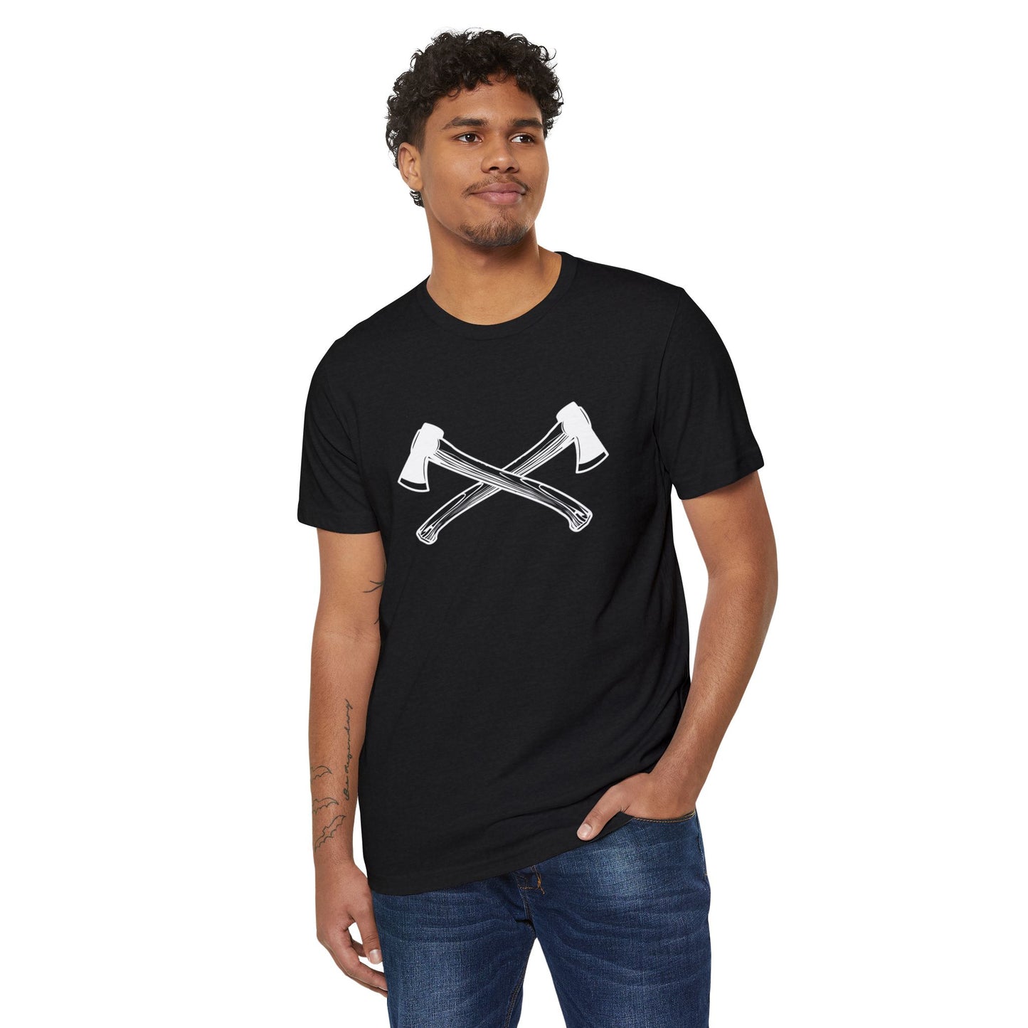 Adventure Awaits Men's Organic T-Shirt - Eco-Friendly Outdoor Tee
