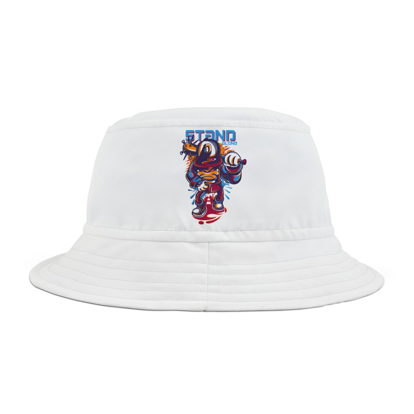 Stand Up Graphic Bucket Hat - Trendy Summer Headwear