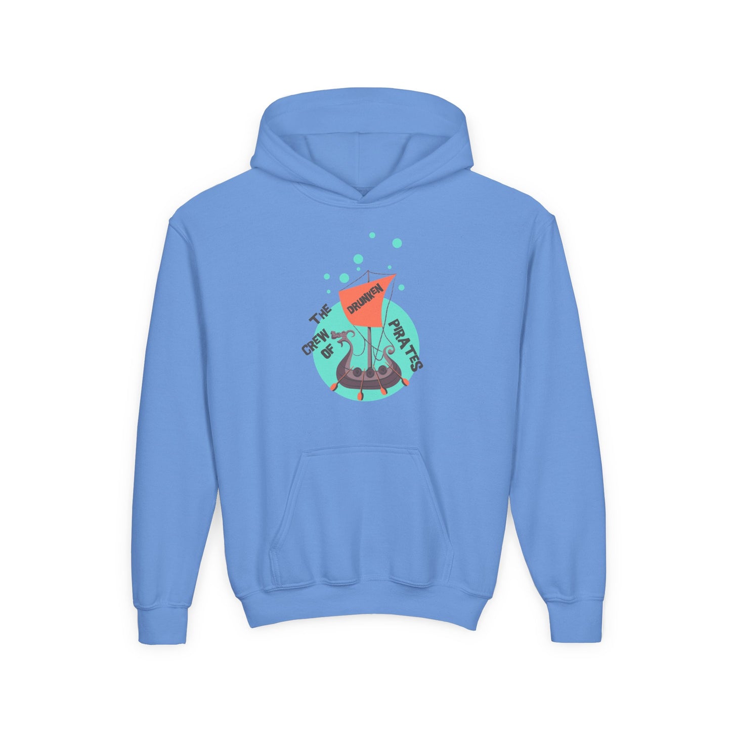 Youth Hoodie for Boys - "Don’t Worry, Be Happy"