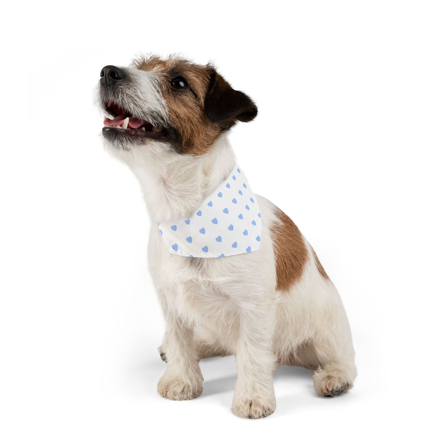 Love Heart Pattern Pet Bandana Collar for Dogs