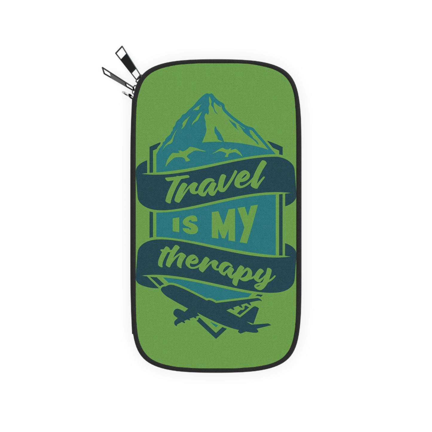 Travel Is My Therapy Passport Wallet