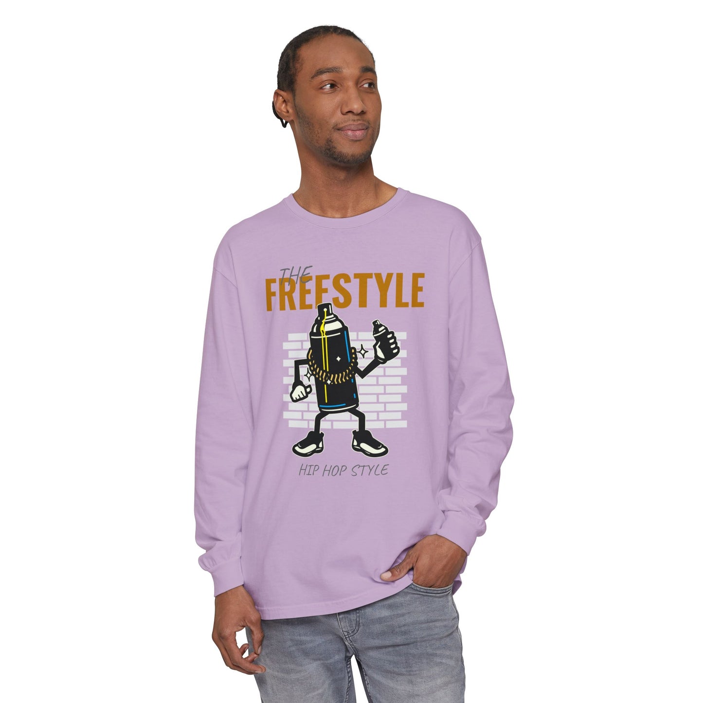 Men's Hip Hop Style Long Sleeve The Freestyle