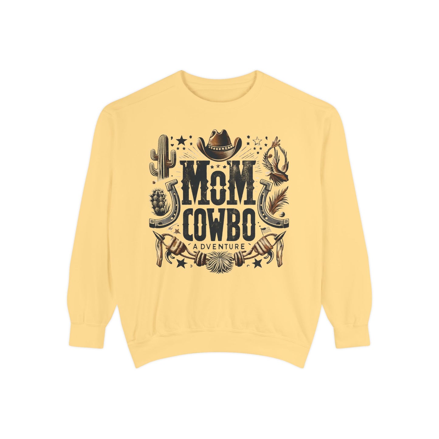 Mom Cowboy Women's Sweatshirt – Perfect for Moms Who Love the West