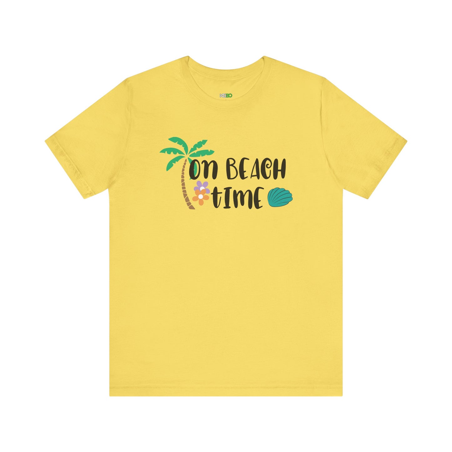 On Beach Time Women's Tee – Summer Graphic T-Shirt for Coastal Vibes