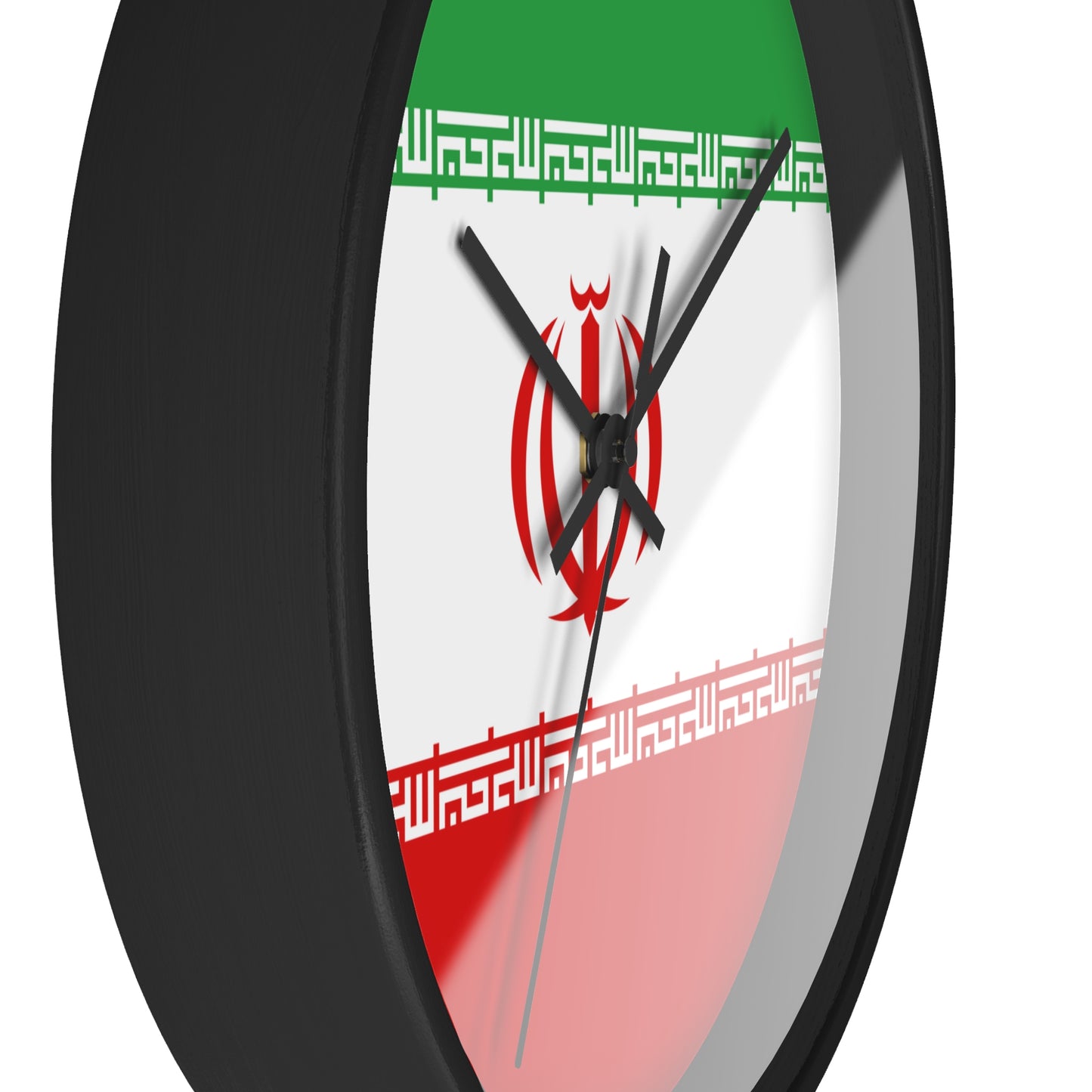 Patriotic Iran Wall Clock - Stylish Home Decor for National Pride